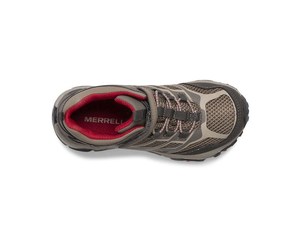 Tenis Criança - Merrell Moab Fst Mid A/C Waterproof - Marrom - BFL513908